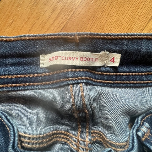 Levi’s 529 Curvy Bootcut Women's Jeans 👖Size 4 - Picture 4 of 5
